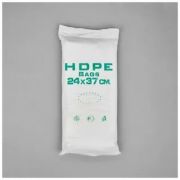 Фасовочные пакеты зеленые HDPE 24х37