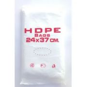 Фасовочные пакеты красные HDPE 24х37