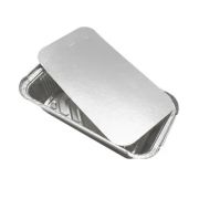 Форма алюминиевая с крышкой  860мл 600шт/кор  (207*147)