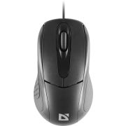 DEFENDER Standard MB-580 черный,3 кнопки,1000 dpi