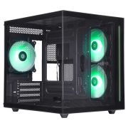 DEFENDER NovaCube черный,mATX,3fan,switchM/BSynс