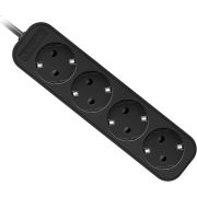 DEFENDER M430 3.0 м, 4 розетки, черный