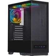 DEFENDER HyperHub Pro черный,ATX,display,TypeC,3fans