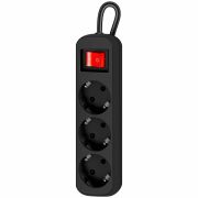 DEFENDER G330 Выключатель, 3.0 м, 3 розетки,
