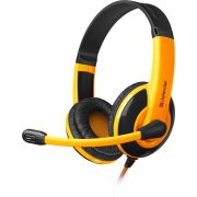 DEFENDER Warhead G-120 черный + оранжевый, кабель 2 м