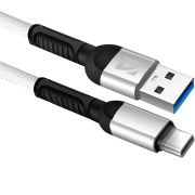 DEFENDER F167 TypeC 1м, 2.4А, ткань, пакет