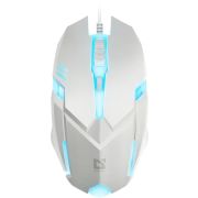 DEFENDER Cyber MB-560L 7цветов,4кнопки,1600dpi,белый
