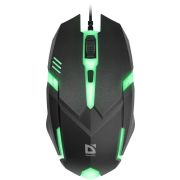 DEFENDER Cyber MB-560L 7цветов,4кнопки,1600dpi,черный
