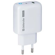 DEFENDER UPA-102 USB:C/PD20W+A/QC3.0, индикатор