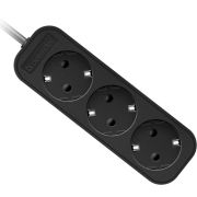 DEFENDER M330 3.0 м, 3 розетки, черный