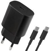DEFENDER UPA-125 25W,USB C,кабель Type-C,черный