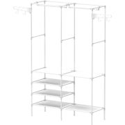 DEFENDER HOME CHR-308 белый,108x36x173,штанга,полки