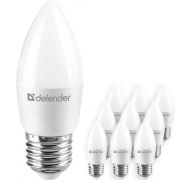 DEFENDER C37-10W-865-E27 свеча, холодный дневной, 10шт.