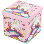 DEFENDER HOME Unicorn с крышкой, PP, 30*30*30 см