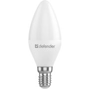 DEFENDER C37-10W-865-E14 свеча, холодный дневной, 1 шт.