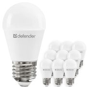 DEFENDER P45-12W-865-E27 шар, холодный дневной, 10 шт.