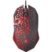 DEFENDER Event MB-754 7цветов,3кнопки,1000dpi,черный