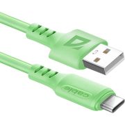 DEFENDER F207 TypeC 1м,2.4А,силикон,пакет