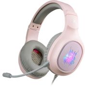 DEFENDER Fury розовый, LED, провод 2 м