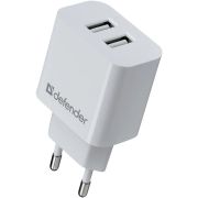 DEFENDER UPA-22 белый, 2xUSB, 2.1А