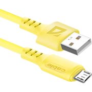DEFENDER F207 Micro 1м,2.4А,силикон, пакет