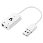 DEFENDER Audio USB USB - 2х3,5 мм jack, 0.1 м