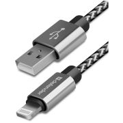 DEFENDER ACH01-03T PRO USB2.0 Белый, AM-LightningM, 1m, 2.1A