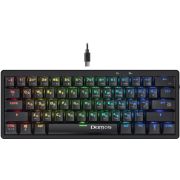 DEFENDER Deimos GK-303 RU,RGB,61кн,розов.свитчи,черн.