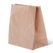 Крафт пакет на вынос 260х150х340 мм прямоугольное дно