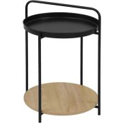 DEFENDER HOME Twin Table св. дерево, черный, полочка
