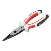 Длинногубцы прямые Premium, 200 мм, трехкомпонентные рукоятки Matrix