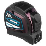 Рулетка «Doppelhaken»,10 м x 25 мм,двухсторонний зацеп,Нейлон,двусторонняя шкала,автоматическая фиксация Gross