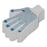 Перчатки х/б, ПВХ покрытие, «Точка», 6 пар в упаковке, 7 класс