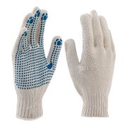 Перчатки х/б, ПВХ покрытие, «Точка», 7 класс Сибртех