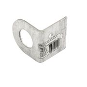 Проушина угловая, 2 мм, 75 х 40 мм, цинк Сибртех