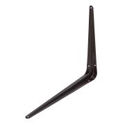 Кронштейн угловой с ребром, 250 х 300 мм, коричневый Сибртех