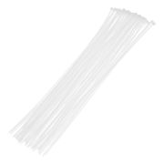 Хомуты, 500 x 4.8 мм, пластиковые, белые, 50 шт Сибртех