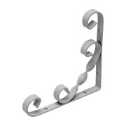 Кронштейн декоративный, 150 х 150 мм, белый Сибртех