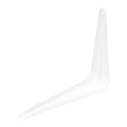 Кронштейн угловой с ребром, 100 х 125 мм, белый Сибртех