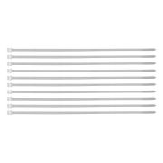 Хомуты, 300 x 4.8 мм, пластиковые, белые, 100 шт Сибртех