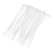 Хомуты, 150 х 3.6 мм, пластиковые, белые, 100 шт Сибртех