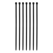 Хомуты, 300 х 8 мм, пластиковые, черные, 100 шт Сибртех