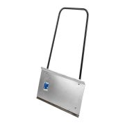 Движок для уборки снега, стальной, оцинкованный, 750 х 410 х 1100 мм, стальная рукоятка, Сибртех