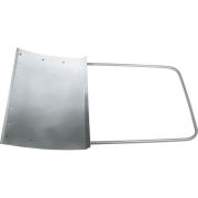 Движок для уборки снега стальной оцинкованный, 755 х 495 х 1245 мм, стальная рукоятка, Сибртех