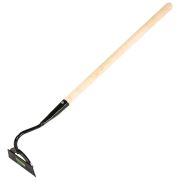 Мотыга стальная усиленная, 150 х 45 х 860 мм, деревянный черенок, Сибртех