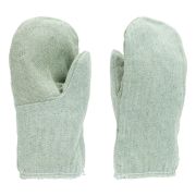 Рукавицы утепленные, брезентовые, огнеупорные, ватин, 2 размер Сибртех