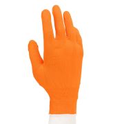 Перчатки Нейлон, 13 класс, оранжевые, XL