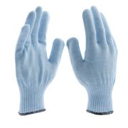 Перчатки трикотажные, акрил, цвет зенит, оверлок Сибртех