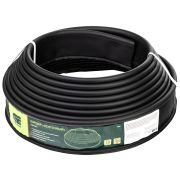 Бордюр «Лента», 10 х 1000 см, полиэтиленовый, черный, Сибртех