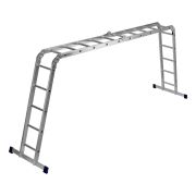 Лестница шарнирная алюминиевая, 4 х 5 ступеней, Сибртех